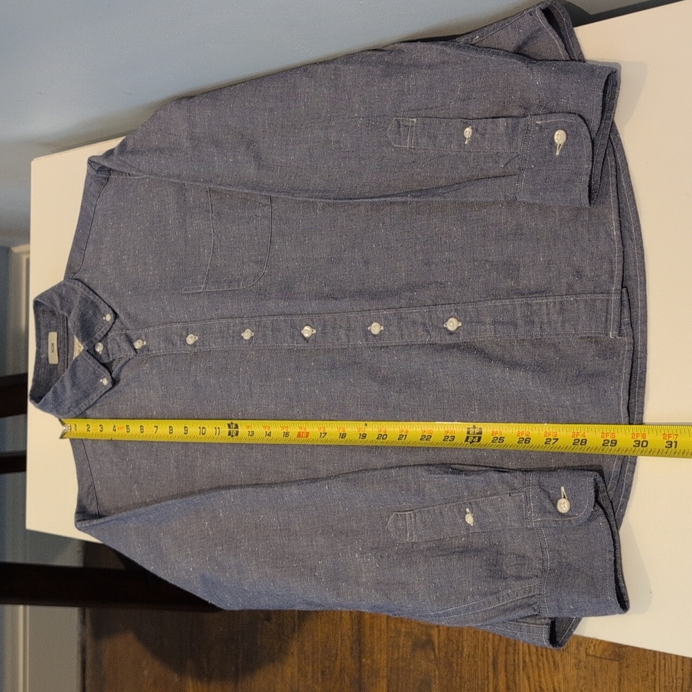 J. Crew Men's Small Slim Fit 100% Cotton Long Sleeve Button Down Style #L9596 - Picture 13 of 15